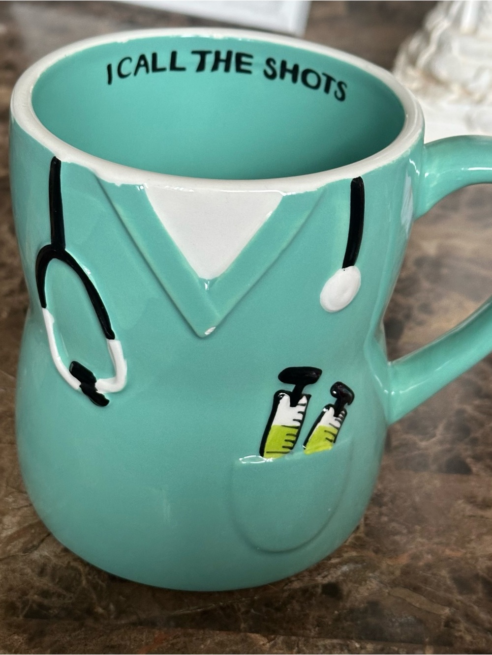 TAG Mug Call The Shots Nurse Scrub